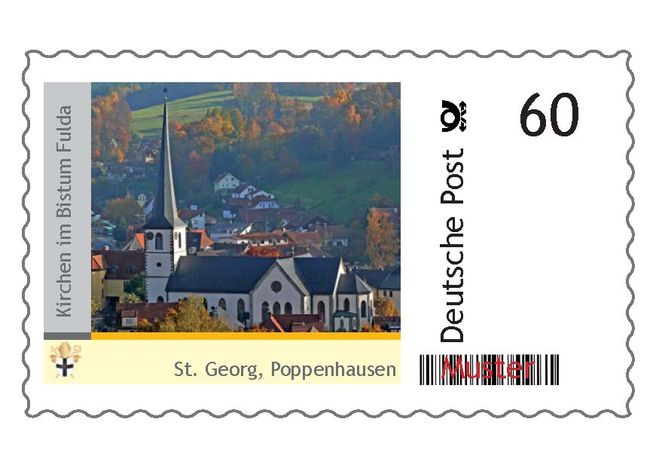 Neue Briefmarke Poppenhausen